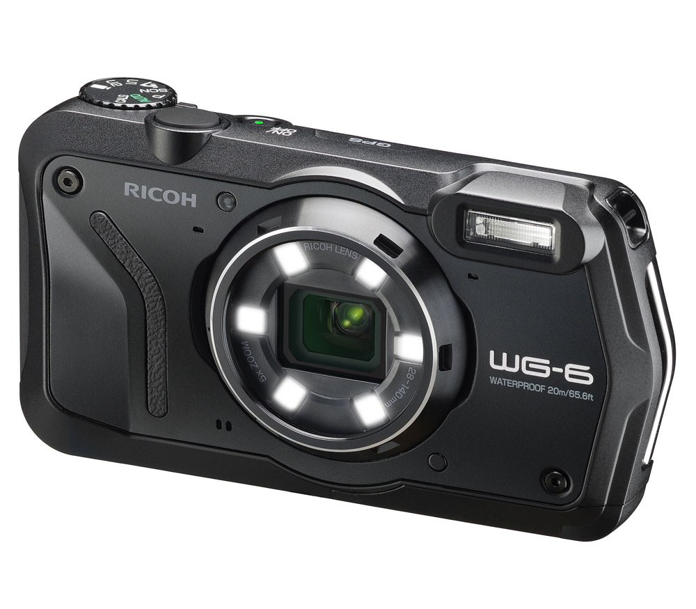 Компактный фотоаппарат Ricoh WG-6 GPS, черный купить в наличии официального  магазина по выгодной цене