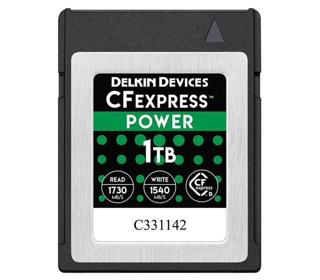 Карта памяти Delkin Devices CFexpress Type B 1TB Power, чтение 1730, запись 1540 Мбайт/с