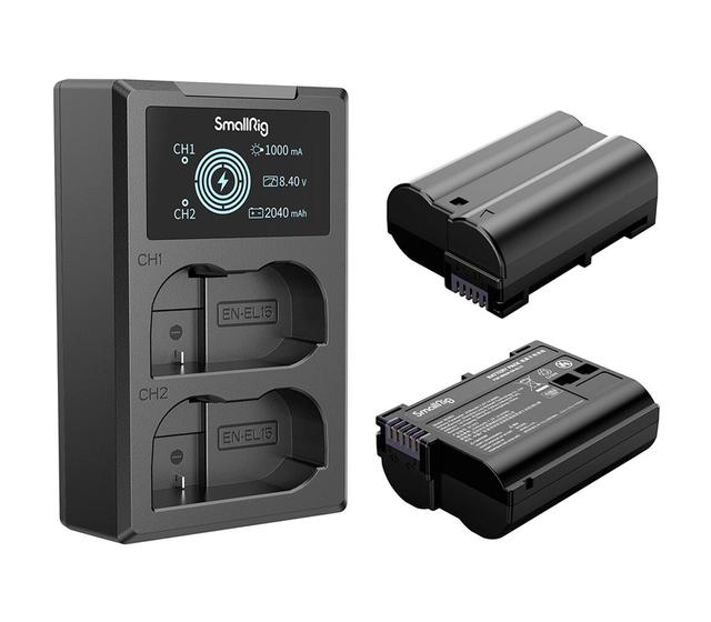 Аккумуляторы SmallRig EN-EL15 с зарядным устройством (3820)