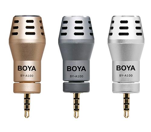 Микрофон Boya BY-A100, всенаправленный, моно, 3.5 мм TRRS (уцененный)