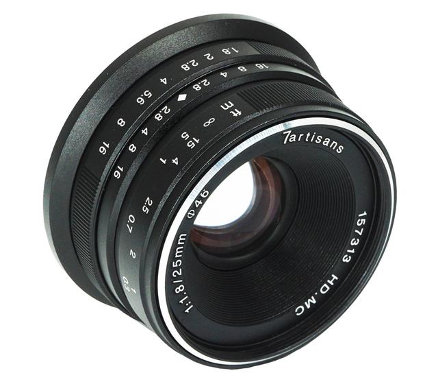 Объектив 7artisans 25mm f/1.8 Sony E (APS-C), черный