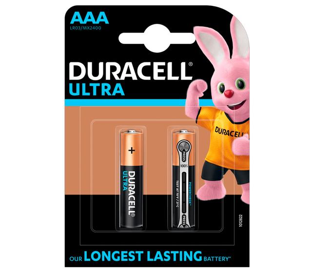 Батарейки Duracell AAA Ultra Power, 2 шт.