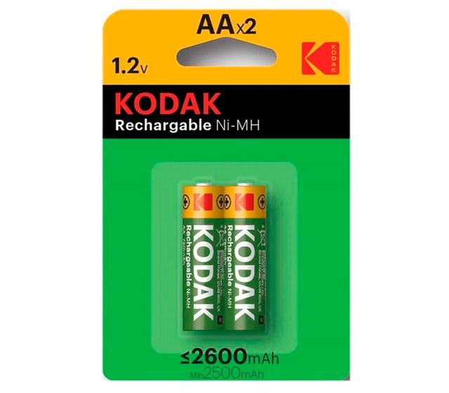 Аккумуляторы Kodak AA HR6-2BL 2600mAh NiMH, 2 шт.