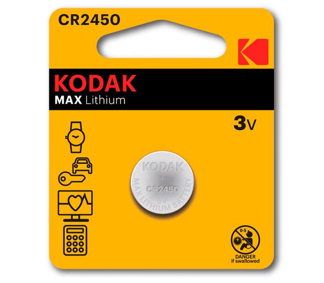 Батарейка Kodak CR2450, 1 шт.