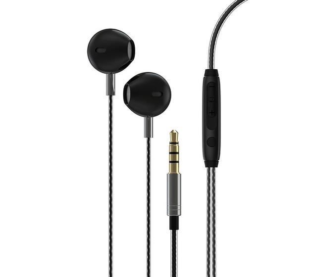 Наушники Devia Metal In Ear Headphones, черные