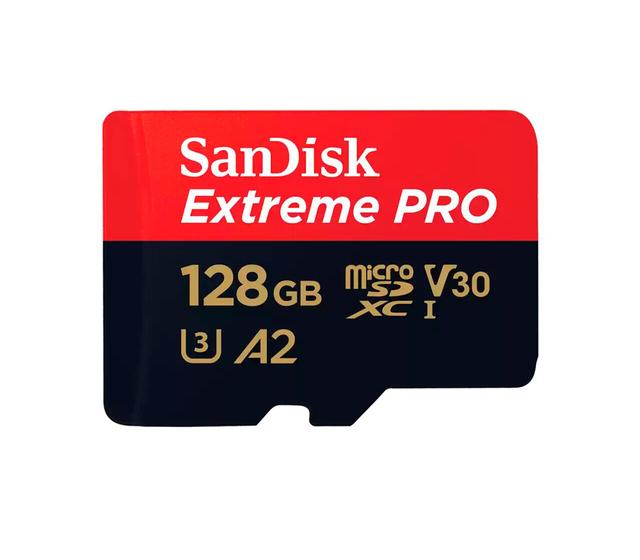 Карта памяти SanDisk MicroSDXC 128GB Extreme PRO V30 U3 A2 200/90 МБ/с