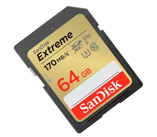 Карта памяти SanDisk SDXC 64GB Class10 Extreme V30 UHS-I U3
