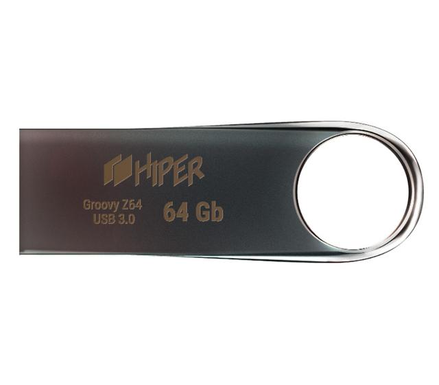 Накопитель HIPER USB3.0 Flash 64GB Groovy Z64