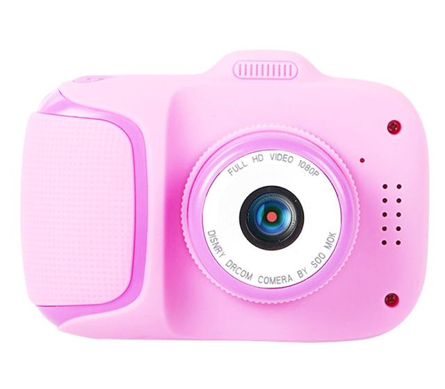 Фотоаппарат Fotografia X11, розовый, со встроенной памятью и играми