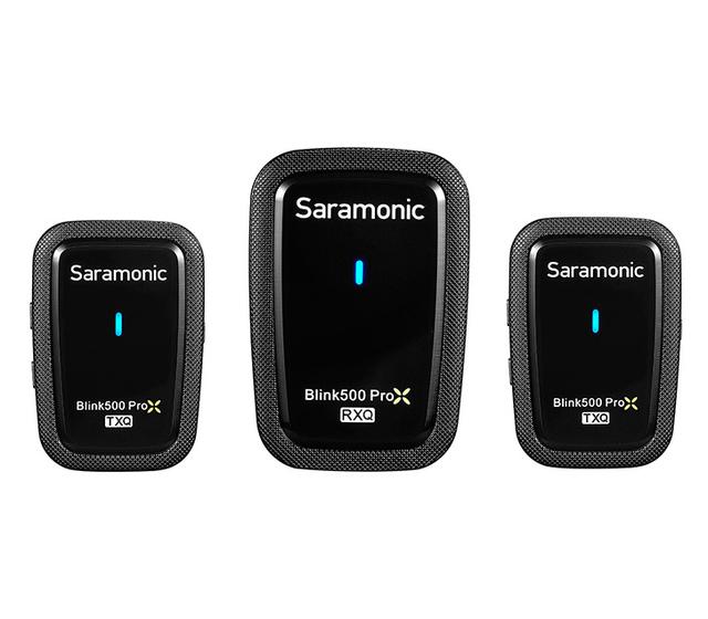 Беспроводная система Saramonic Blink500 ProX Q20, TX+TX+RX, 2.4 ГГц, 3.5 мм TRS / TRRS