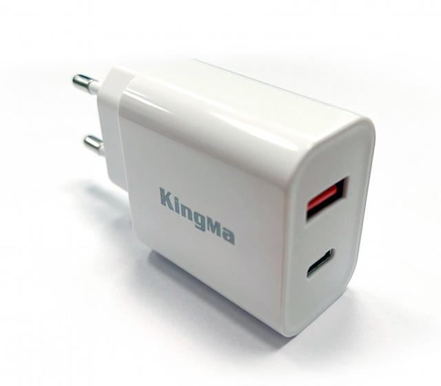 Зарядное устройство Kingma KIT18EU, USB-A и USB-C, 20 Вт
