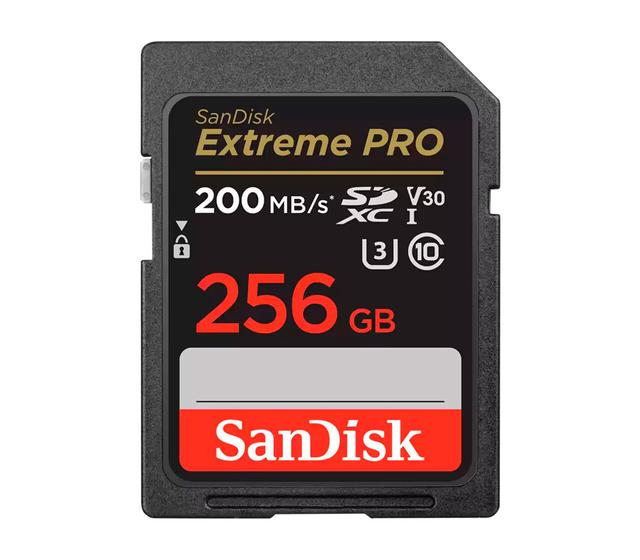 Карта памяти SanDisk SDXC 256GB Extreme Pro UHS-I V30 U3 200/140 Mb/s (уцененный)