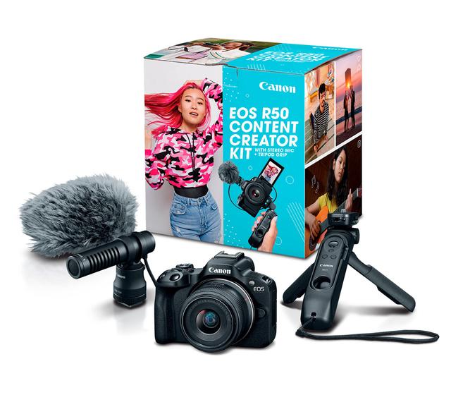 Беззеркальный фотоаппарат Canon EOS R50 18-45mm IS STM Creator kit