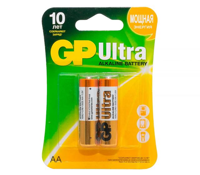 Батарейки GP Ultra AA 2 шт.