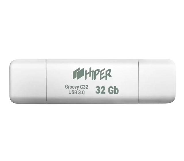 Накопитель HIPER USB3 + USB Type-C 32GB Groovy C32