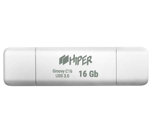 Накопитель HIPER USB3 + USB Type-C 16GB Groovy C16