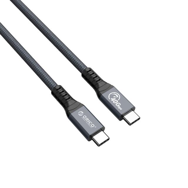 Кабель Orico TBZ4-08, USB4 / Thunderbolt 4, 40 Гбит/с, 0.8 м