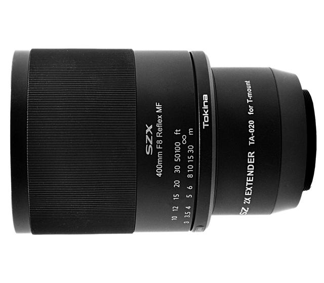 Объектив Tokina SZX 400mm f/8 Reflex MF Canon EF + конвертер TA-020 (уцененный)