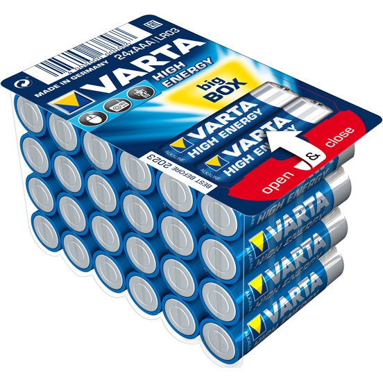 Батарейки Varta AAA High Energy (24 шт.) от Яркий Фотомаркет