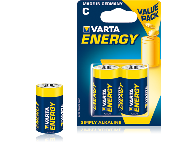 Батарейки Varta LR14 (C) High Energy 1.5V (2 шт.) от Яркий Фотомаркет