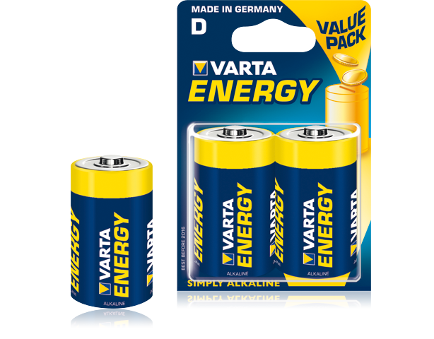 Батарейки Varta LR20 (D) High Energy 1.5V (2 шт.) от Яркий Фотомаркет