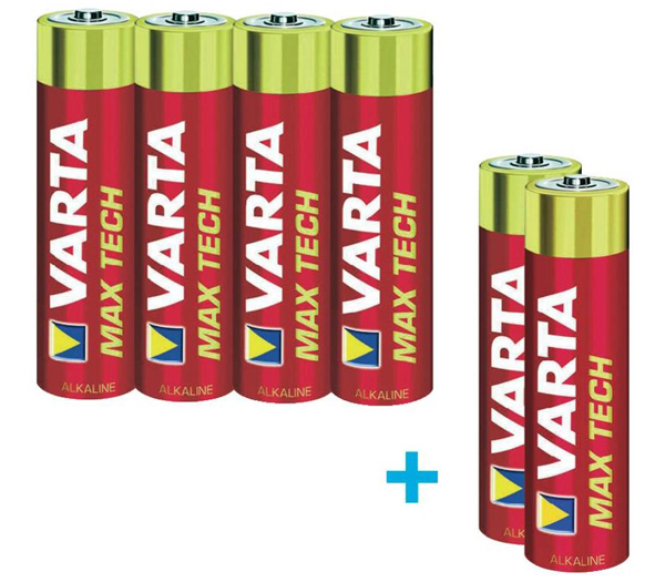Батарейки Varta AA Max Tech (6шт.) от Яркий Фотомаркет
