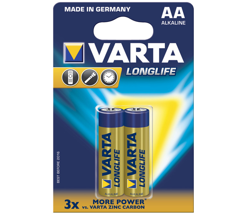 Батарейки Varta AA Longlife (2 шт.) от Яркий Фотомаркет