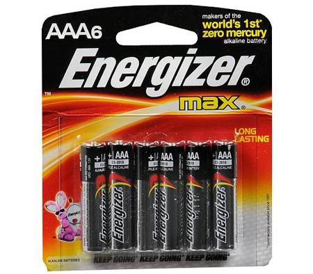 Батарейки Energizer MAX AAA (LR3), 6 шт. от Яркий Фотомаркет