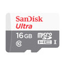 Карта памяти SanDisk MicroSDHC 16GB Сlass 10 Ultra 80 МБ/с с адаптером (SDSQUNS-016G-GN3MA)