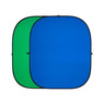 Фон FST BP-025, xромакей, складной, 100х150 см, зеленый / синий