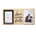 Фоторамка с подсветкой Fotografia FFL-813 на 2 фото 10x15 см, "Love never falls"