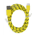 Кабель Smartbuy iK-12n USB - micro USB, 1.2 м, нейлон, желтый