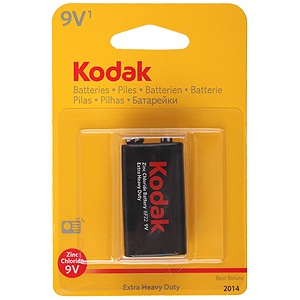 Батарейки Kodak 6F22-1BL Heavy Duty [K9VHZ-1B] от Яркий Фотомаркет
