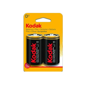 Батарейки Kodak R20-2BL Heavy Duty [KDHZ-2] (2 шт.) от Яркий Фотомаркет