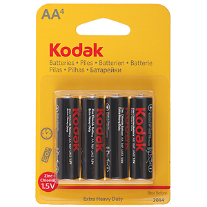 Батарейки Kodak R6-4BL Heavy Duty [KAAHZ-4] (4 шт.) от Яркий Фотомаркет