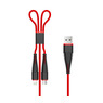 USB-кабель Devia Fish 2 в 1: Micro USB и Lightning, красный