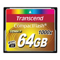 Карта памяти Transcend CompactFlash 64GB  1000x (TS64GCF1000)