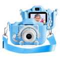 Фотоаппарат детский Fotografia «Котики», со встроенной памятью и играми, голубой