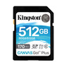 Карта памяти Kingston SDXC 512GB Canvas Go Plus UHS-I Class U3 V30 90/170Mb/s