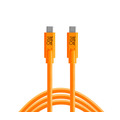 Кабель Tether Tools TetherPro USB-C to USB-C, 3 м, оранжевый
