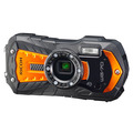 Компактный фотоаппарат Ricoh WG-70, оранжевый с черным
