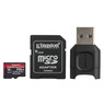 Карта памяти Kingston MicroSDXC 256GB Kingston Canvas React Plus UHS-II U3 V90 A1, с адаптером и USB-ридером