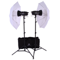 Комплект импульсного света FST E-180 Umbrella Kit, 2х180 Дж