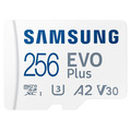 Карта памяти Samsung MicroSDXC 256GB EVO PLUS U3, V30, A2 + адаптер