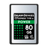 Карта памяти Delkin Devices Power, CFexpress Type А 80Gb, чтение 880, запись 790 Мбайт/с 