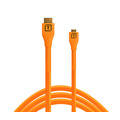 Кабель Tether Tools TetherPro HDMI Micro to HDMI 2.0, 4.6m, оранжевый