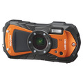 Компактный фотоаппарат Ricoh WG-80, оранжевый с черным уцененный