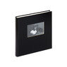 Фотоальбом Walther 30 x 30 см 50 страниц, Charm, черный, белые страницы