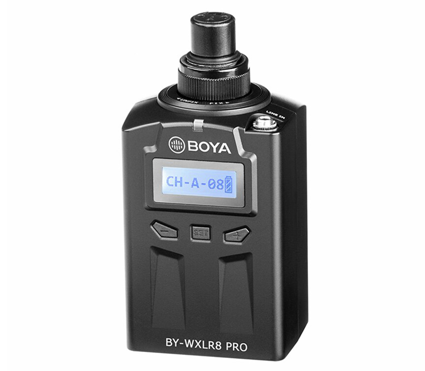 Беспроводной радиопередатчик Boya BY-WXLR8 Pro, XLR / 3.5 мм, УКВ