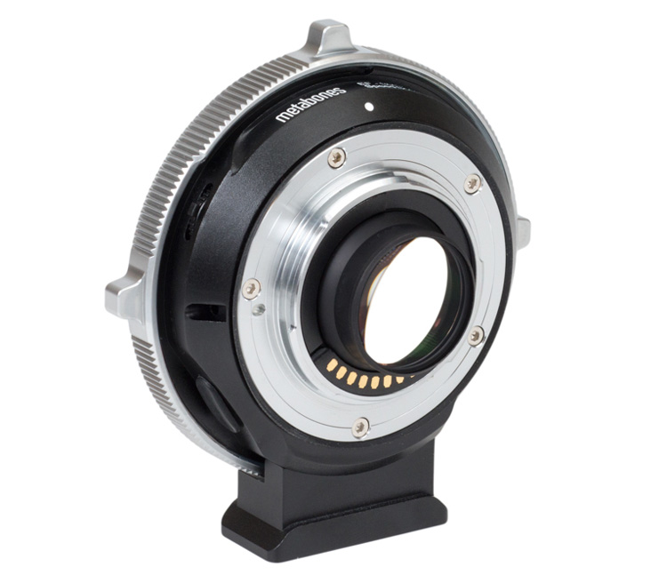 T CINE Speed Booster XL 0.64x, Canon EF на BMPCC4K